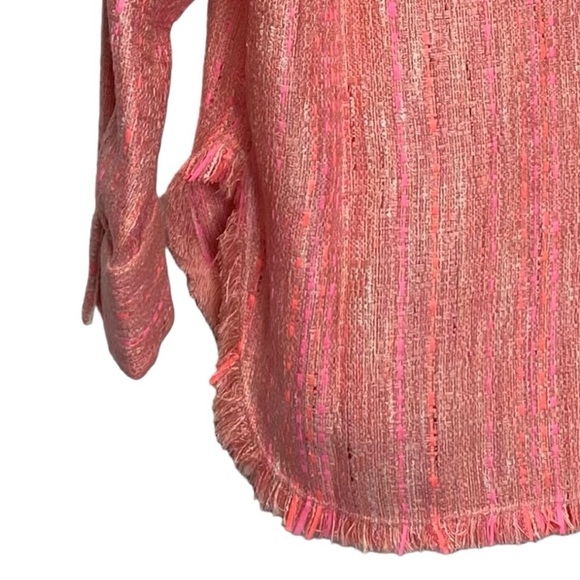 IRO Founda Fringed Bouclé Shirt Jacket - Picture 5 of 11